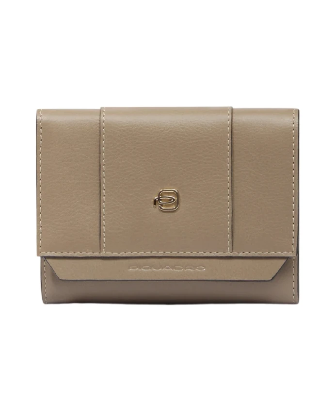 

Женский кошелек с RFID защитой Piquadro, бежевый