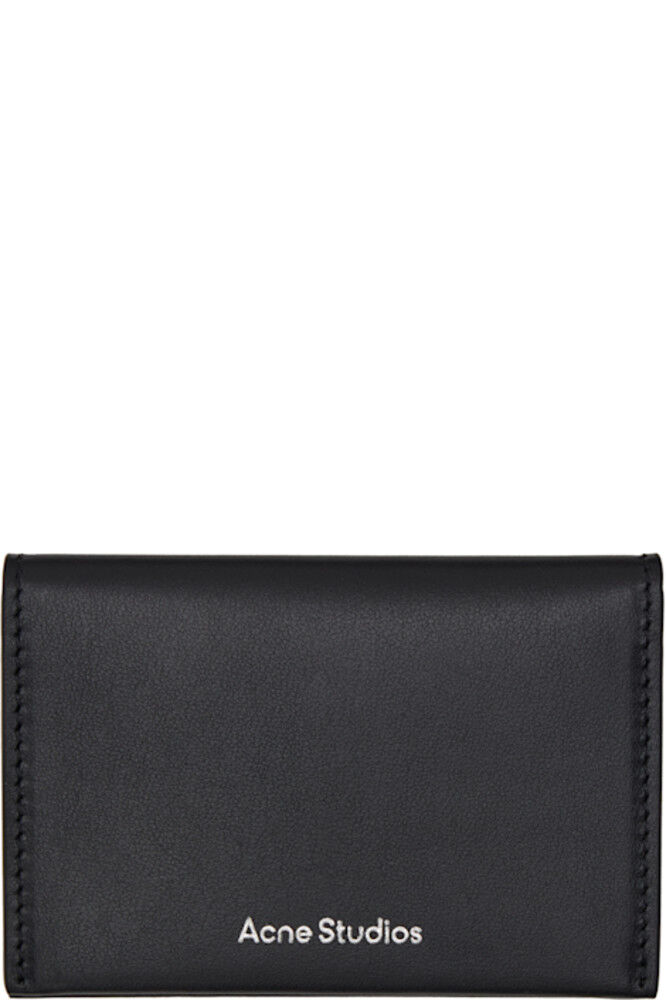 

Черный кожаный держатель для карточек Acne Studios