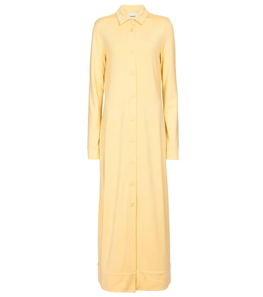 

Свободное платье миди из стретч-джерси Jil Sander