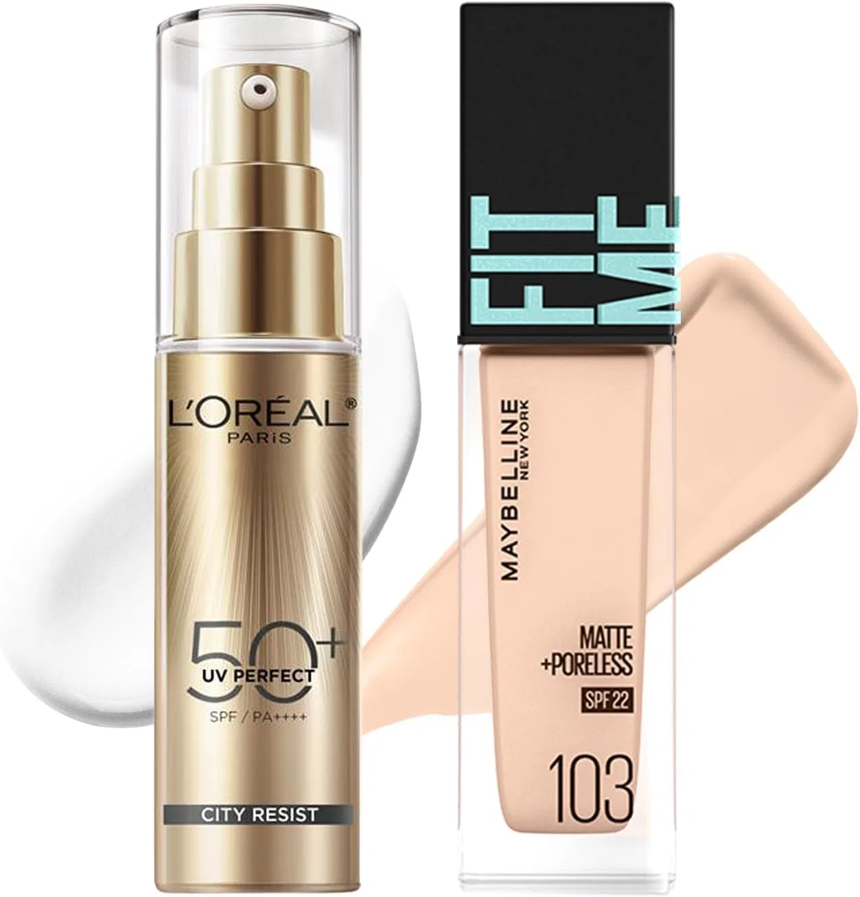 Тональная основа Maybelline FitMe Liquid Foundation 103 Bright Skin Color 30 мл