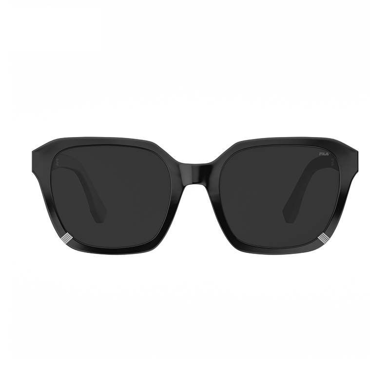 

FILA Пластиковая оправа квадратные солнцезащитные очки унисекс, 0700 Piano Black
