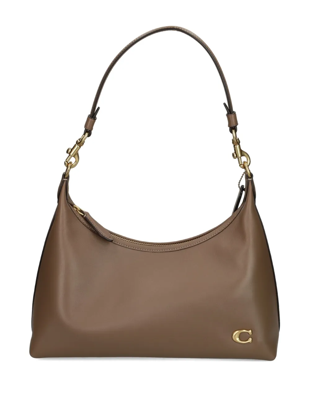 

Маленькая кожаная сумка через плечо Juliet Coach, серый