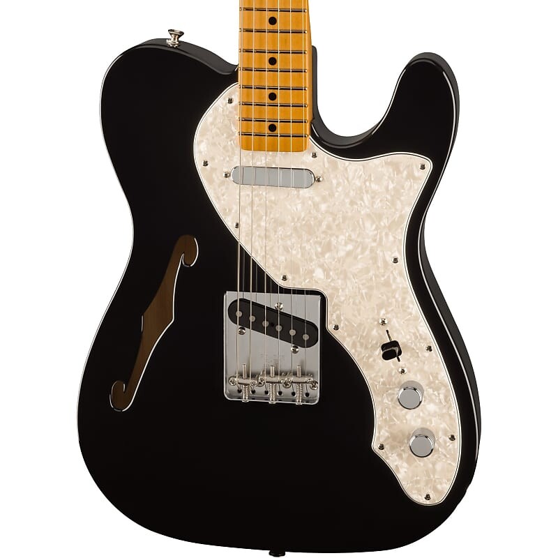 

Электрогитара Fender Vintera II '60s Telecaster Thinline - Black, Maple Fingerboard