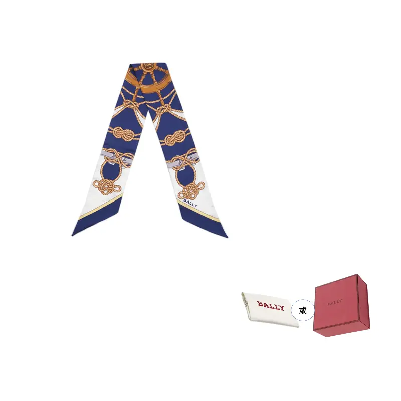 

BALLY Шёлковый шарф, Blue