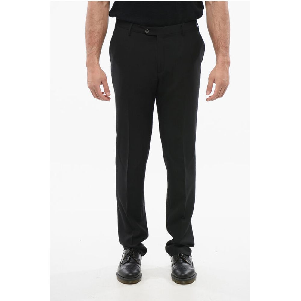 

Штаны из натуральной шерсти CODE Corneliani, Black