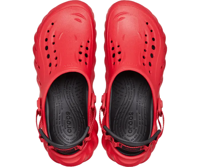 Сабо Echo Crocs женские, цвет Varsity Red — фото 3