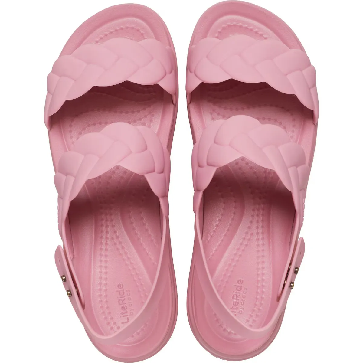 Brooklyn Тканый Верх LW Crocs Женские босоножки, цвет Rosa — фото 3