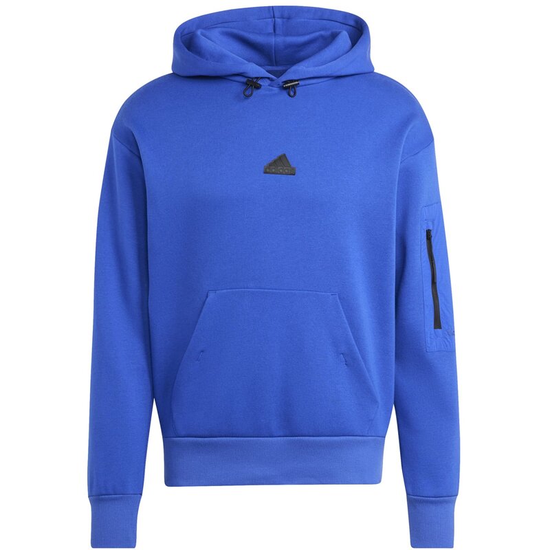 

Толстовка с капюшоном для городских прогулок из флиса Adidas, цвет selubl