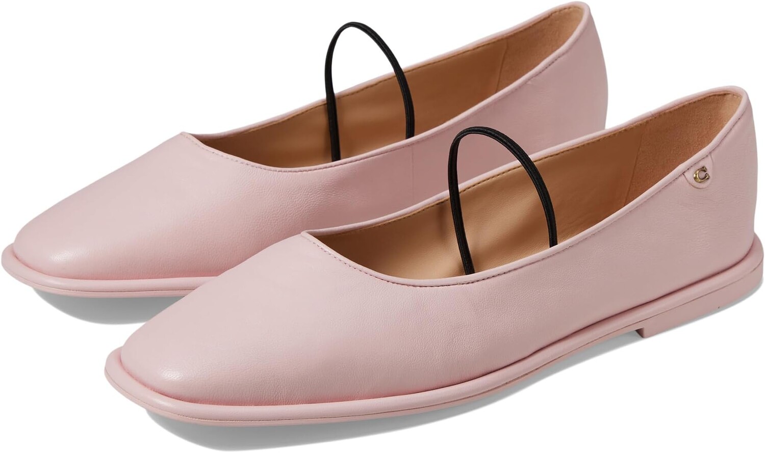 

Туфли на плоской подошве COACH Emilia Mary Jane, цвет Soft Pink
