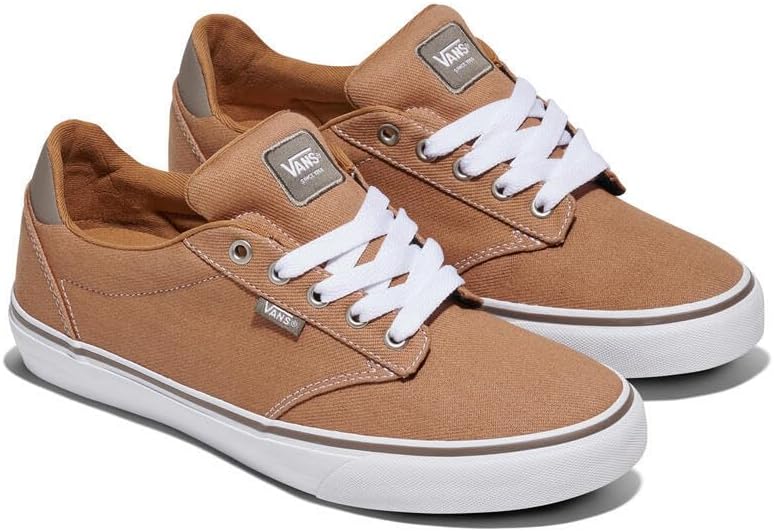 Vans Mens Atwood Deluxe Shoe | Низкие модные кроссовки для работы, прогулок и повседневной носки, T&L Chipmunk — фото 3