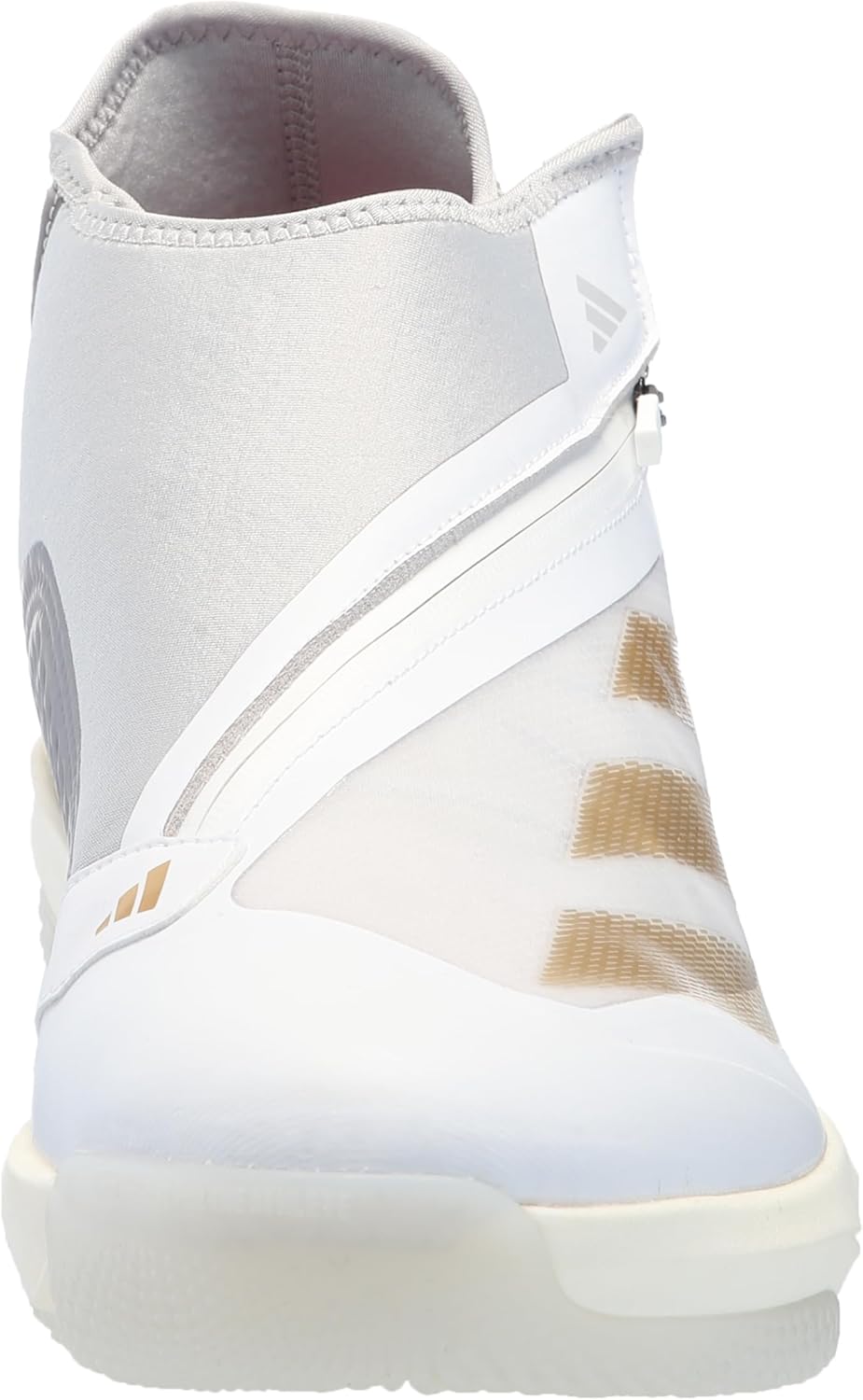 Мужские бейсбольные кроссовки Adidas Adizero Impact Turf Trainer, белый/серый/золотой/светло-серый — фото 2