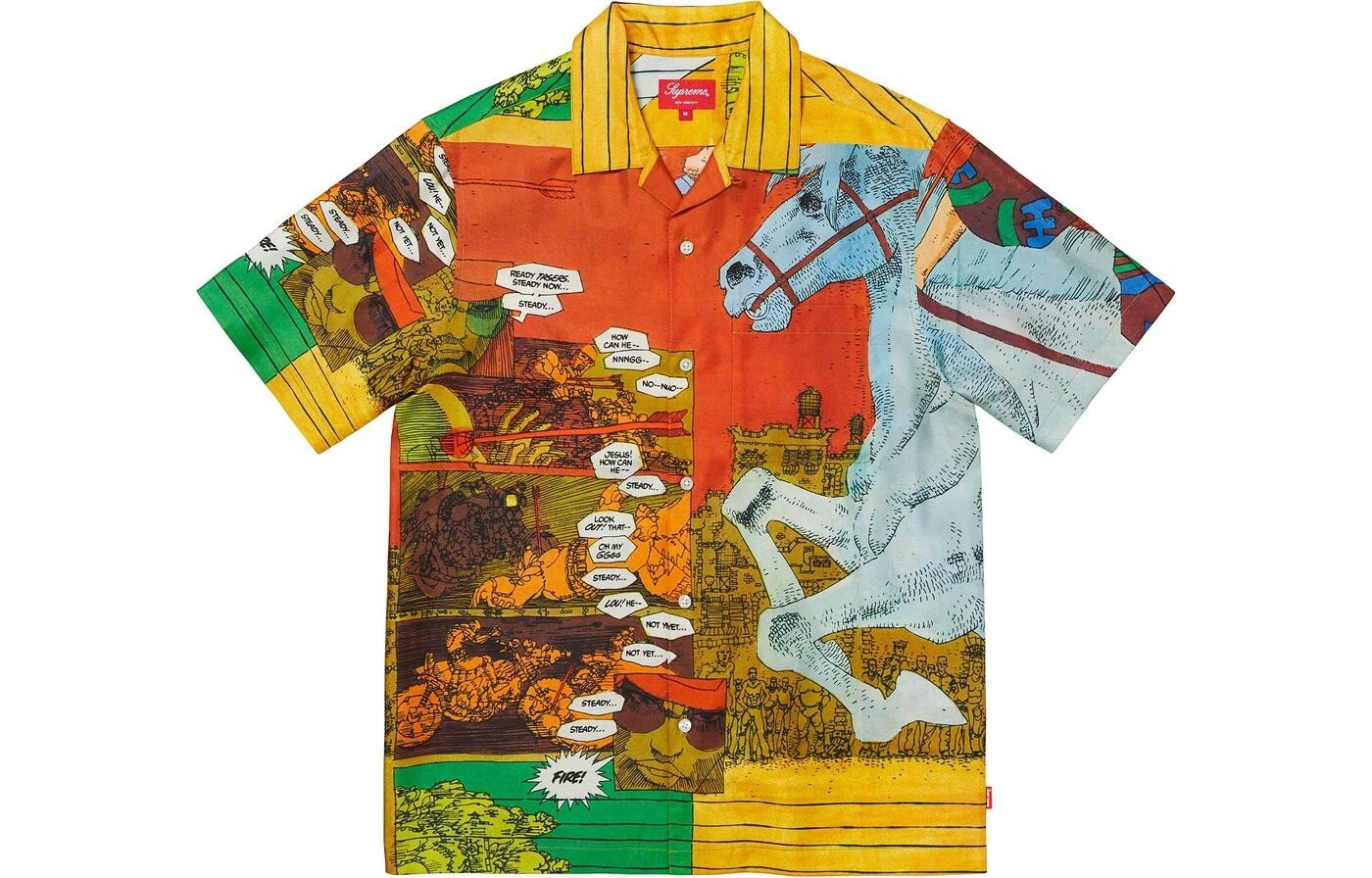 

SS23 Рубашка унисекс Supreme, синий