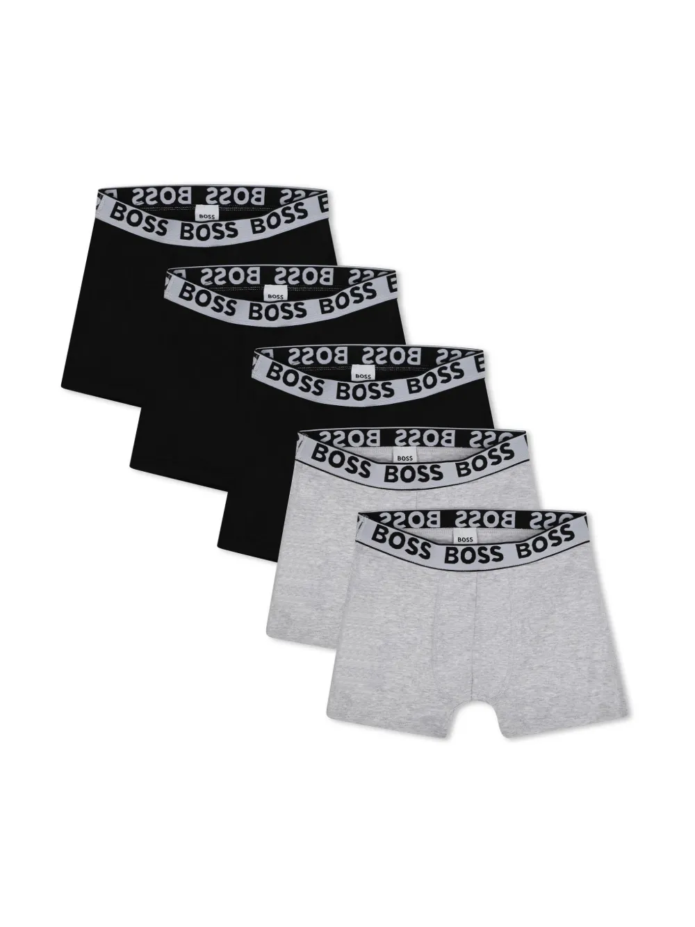 

Комплект боксеров с логотипом BOSS Kidswear, черный