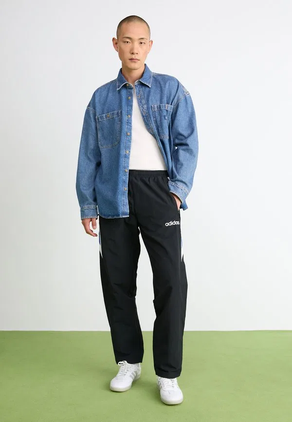 Спортивные штаны спортивные штаны Adidas Originals, Black/White/Blue — фото 2