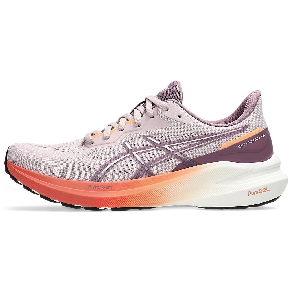 

Кроссовки GT-1000 13 унисекс с низким верхом пурпурно-серые Asics