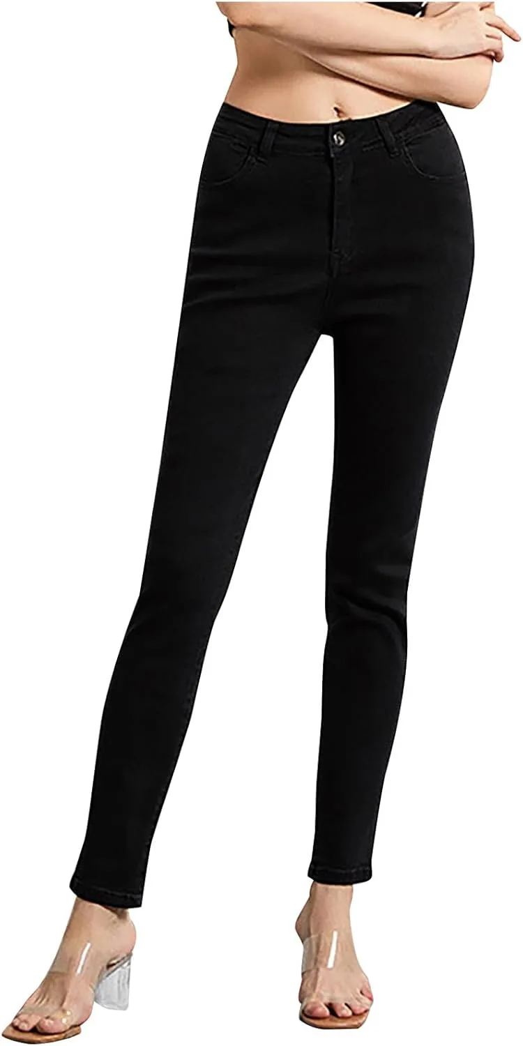 

Джинсы Bootcut для женщин High Waisted с Raw Edge