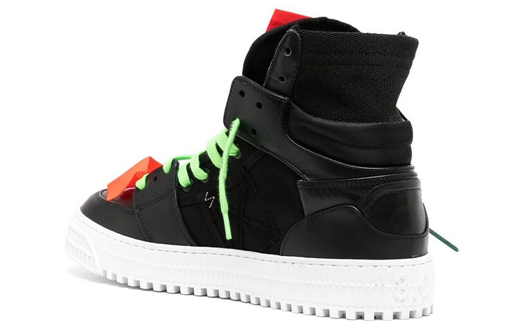 Кроссовки мужские Off-White Off-Court, черный / оранжевый — фото 4