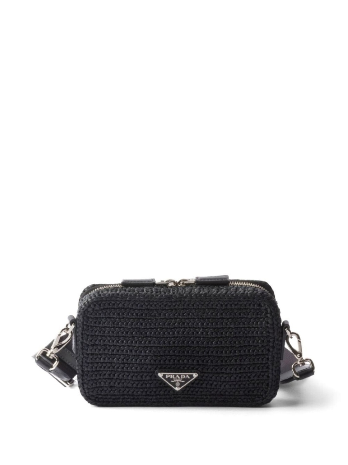 

Prada плетеная сумка Prada Brique, черный