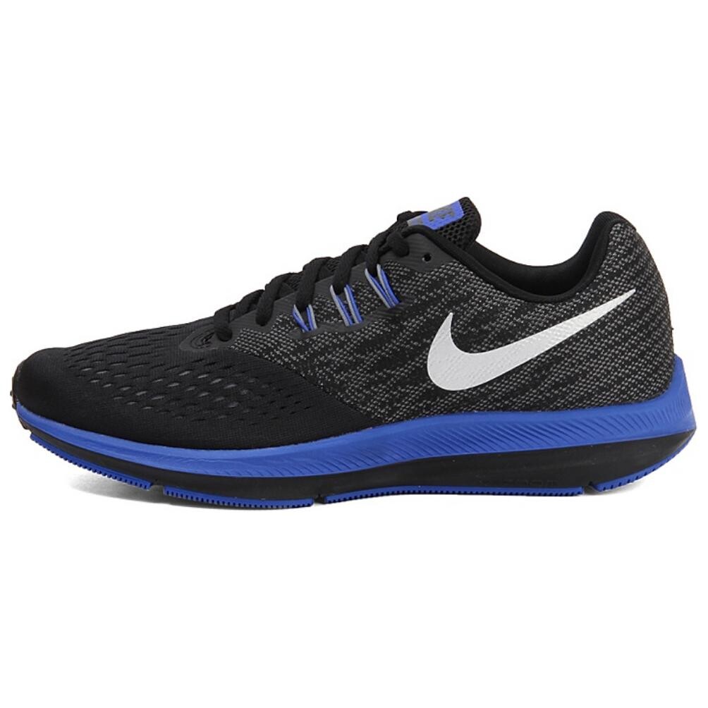 

Кроссовки Nike Zoom Winflo 4 Black/Metallic Silver, черный/синий