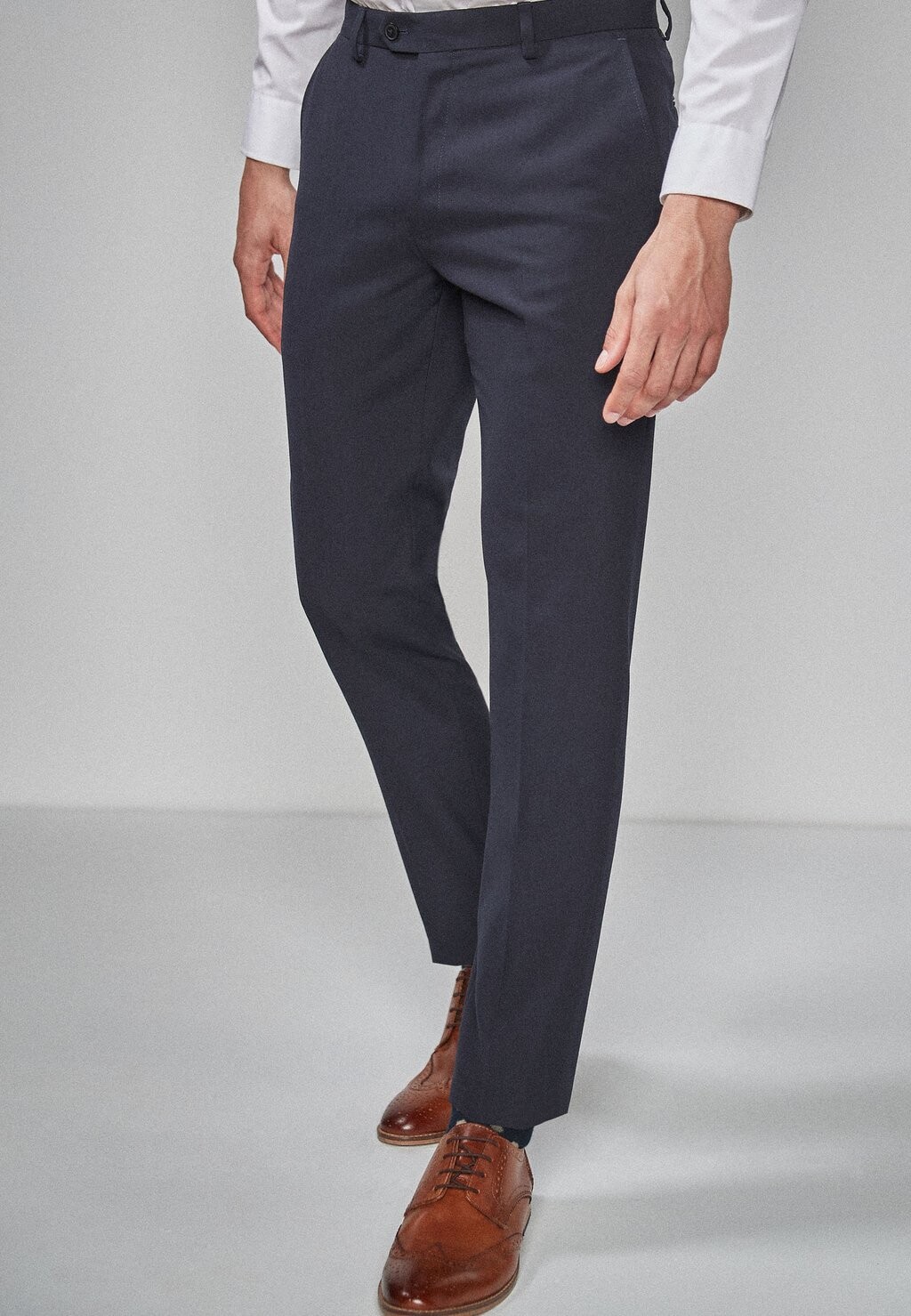 

Брюки Slim Fit Suit Trousers Next, цвет mottled anthracite