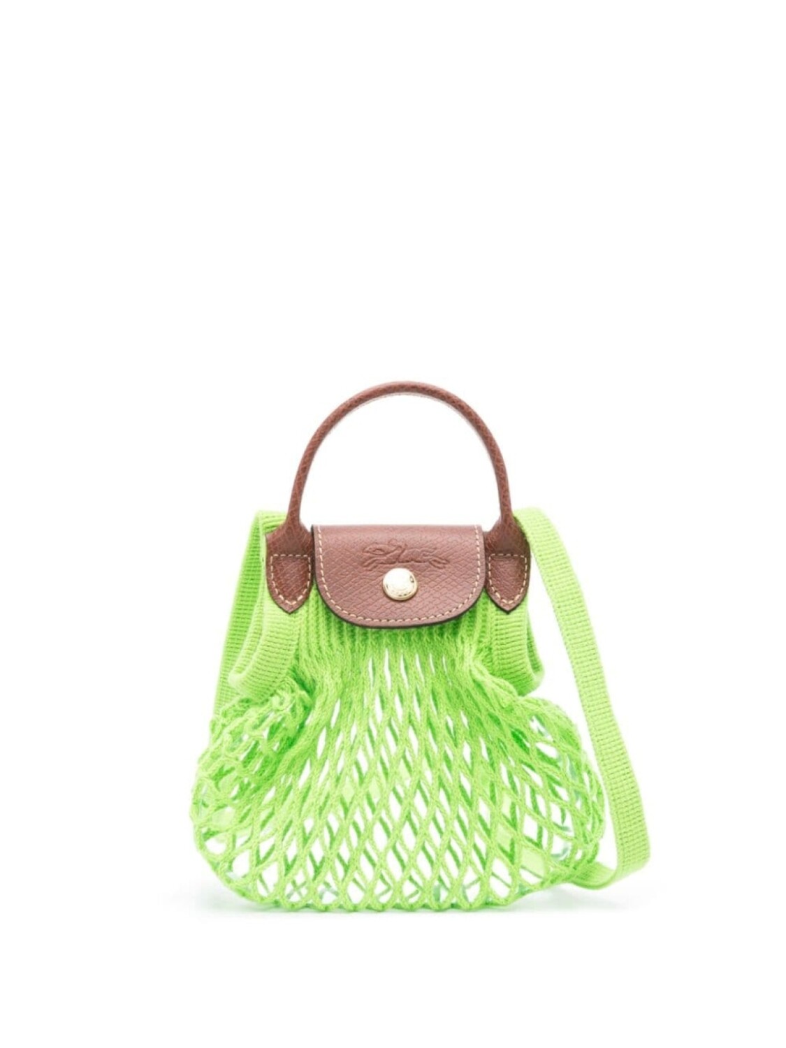 

Сетчатая сумка-тоут Longchamp Le Pliage Filet, зеленый