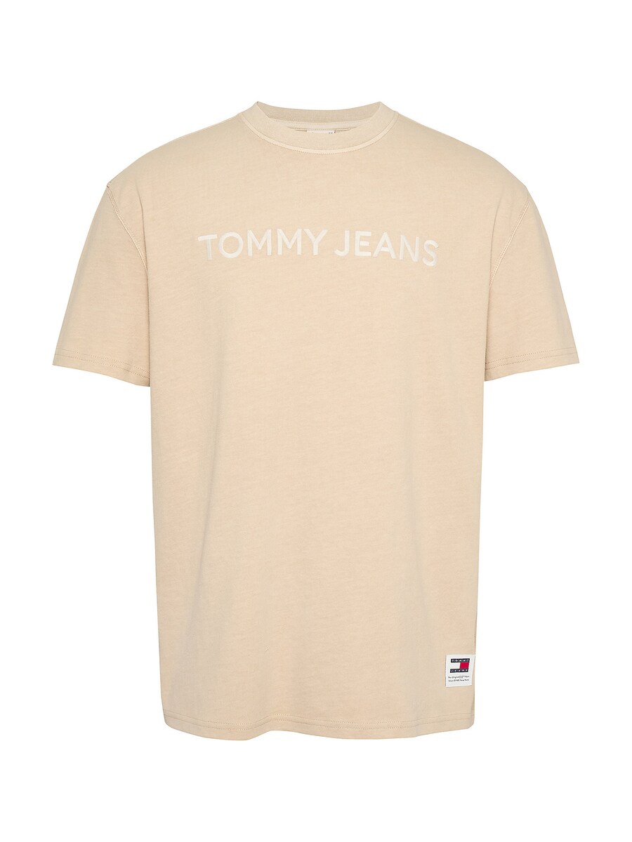 

Рубашка Tommy Jeans Garment Dyed, бежевый