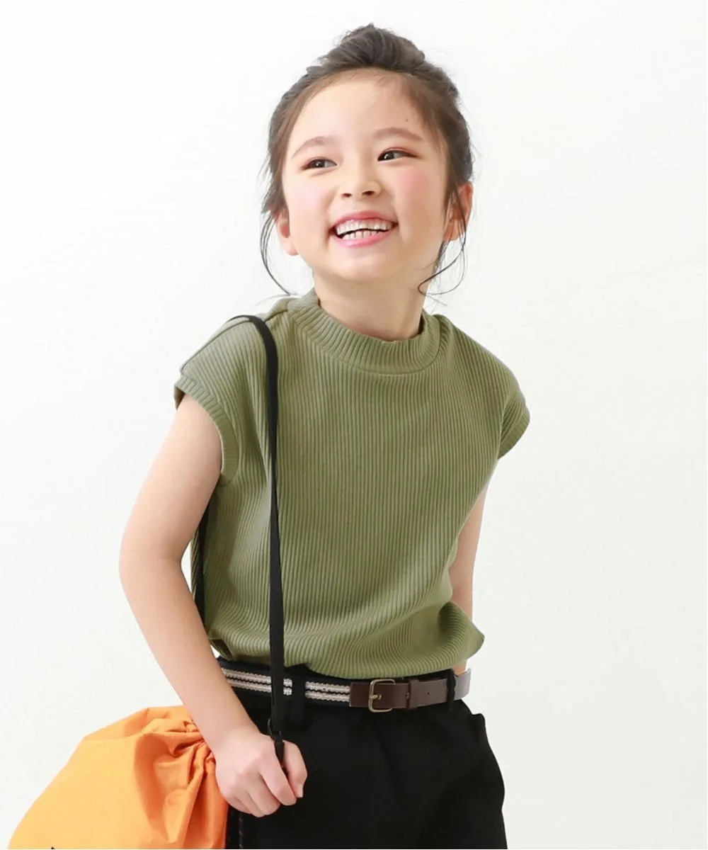 Футболка с коротким рукавом и французским ребристым кроем, топы 25SS Devirock, L Khaki