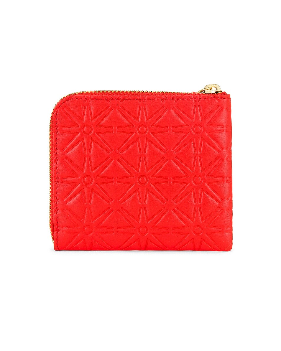 

Кошелек на молнии с тиснением Comme Des Garcons, оранжевый