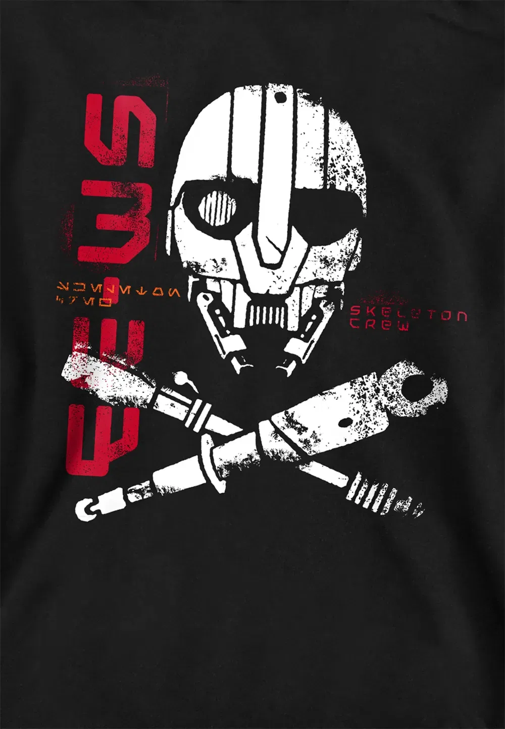 Детская худи Star Wars: Skeleton Crew, черная, Disney, черный — фото 2