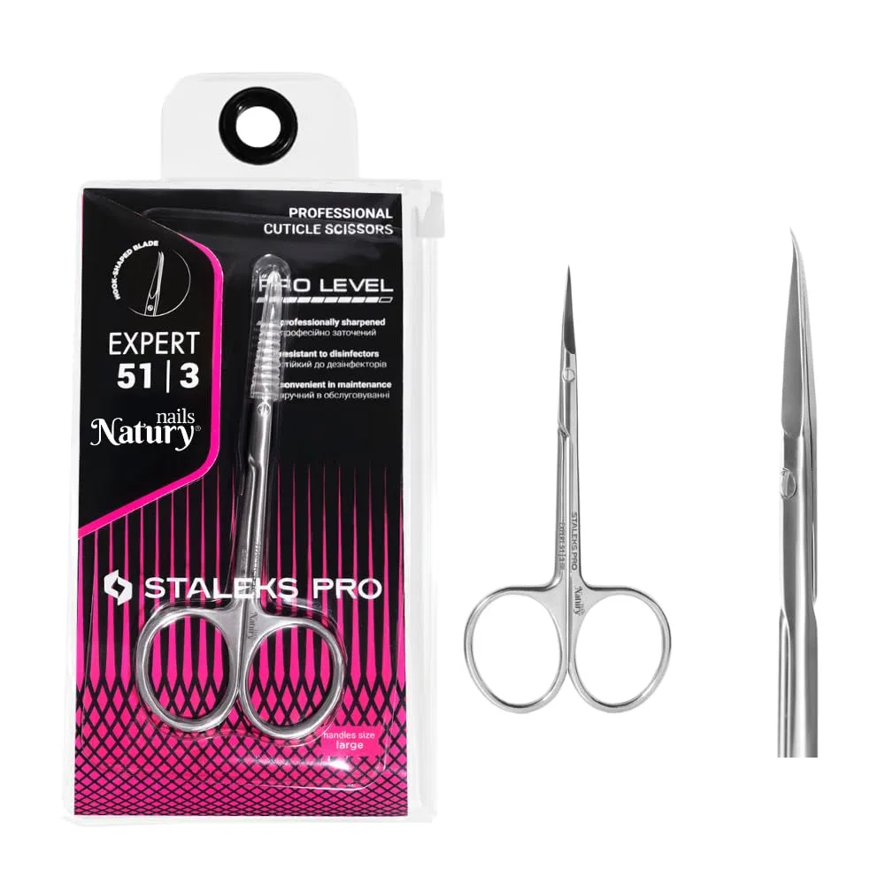 Профессиональные ножницы для кутикулы «Expert SE-51/3» от STALEKS PRO Natury Nails