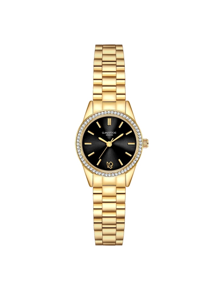 

Glanzstücke München Часы из нержавеющей стали в корпусе из желтого золота