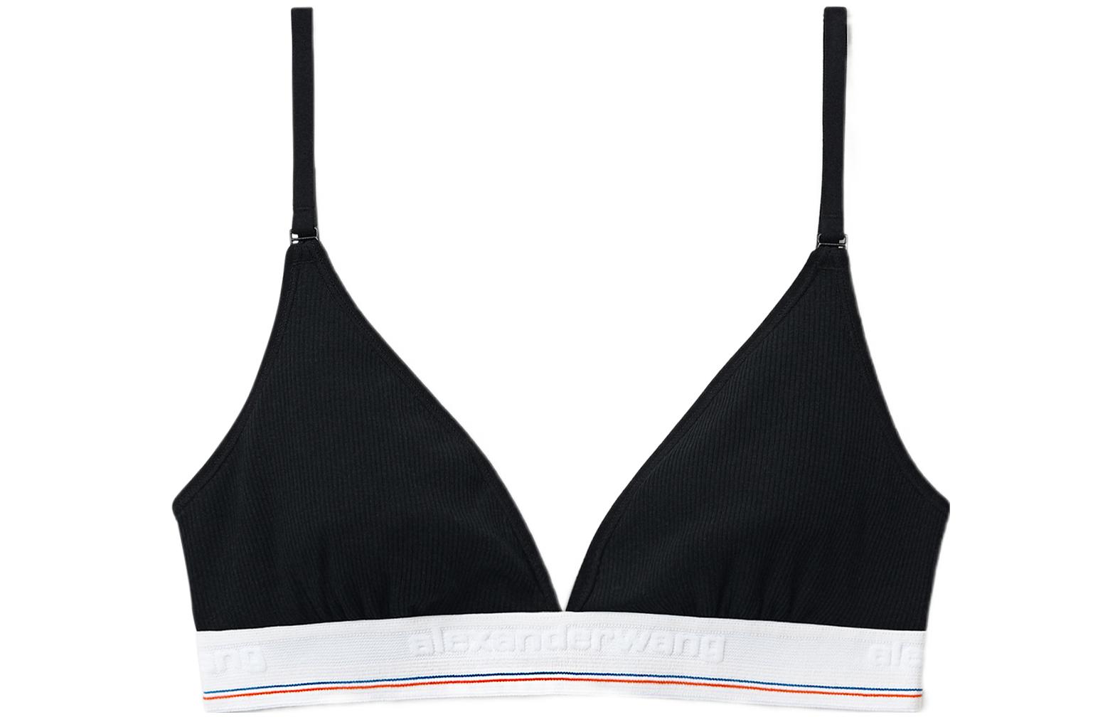 

Бралетт с лого-жаккардом Alexander Wang, черный