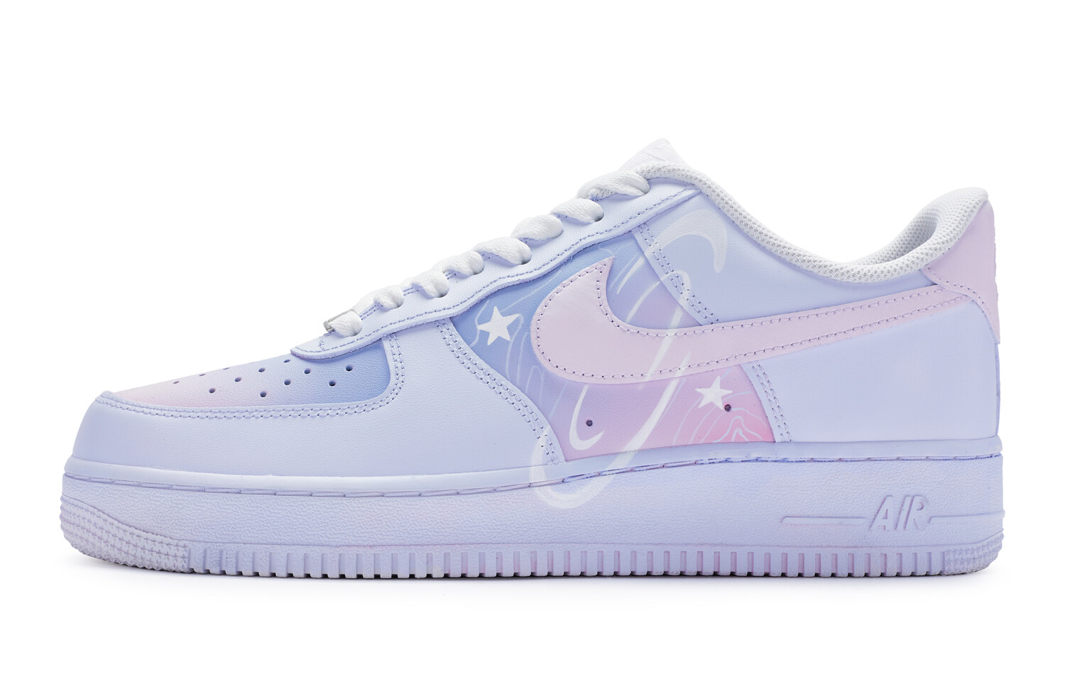 Кроссовки Nike Air Force 1 Skateboard Shoes Women's Low-Top Purple/Pink