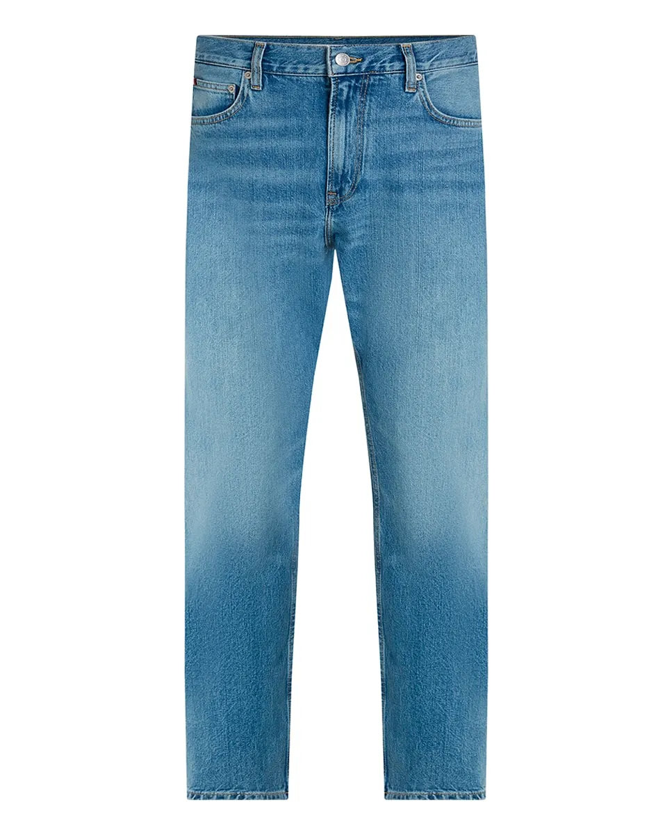 

Мужские джинсы свободного кроя, светлой стирки, больших размеров Tommy Hilfiger, светло-голубой