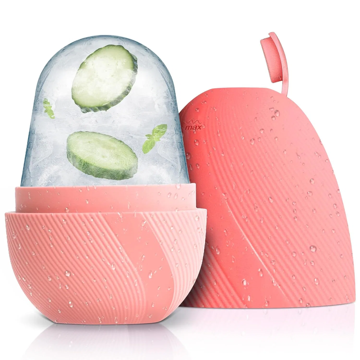 Массажный ролик для лица Romon Ice Roller, розовый ‎Romon