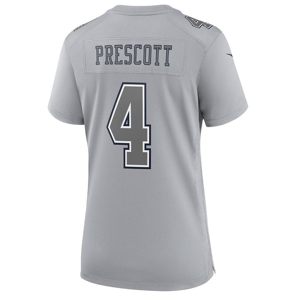 Женский джерси Nike Dak Prescott Grey Dallas Cowboys Atmosphere Fashion Game Джерси, цвет Cow Grey — фото 4