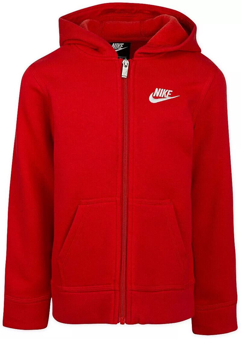 

Флисовая худи на молнии для маленьких мальчиков Nike