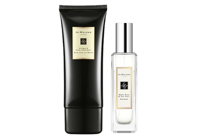 

Крем для рук увлажняющий с витамином E + парфюмерная комбинация sage and sea salt Jo Malone London