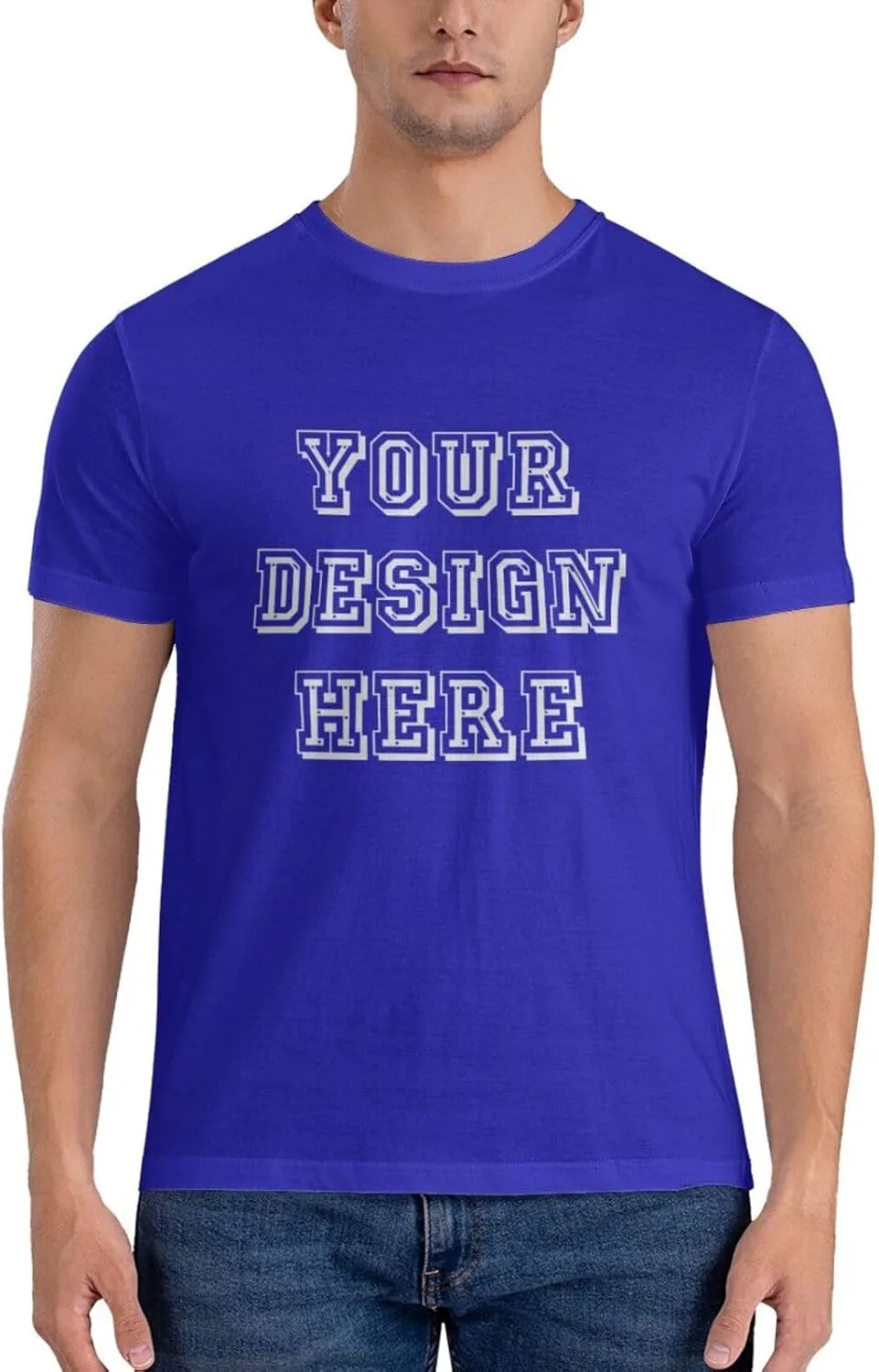 Футболка Customized с принтом спереди и сзади