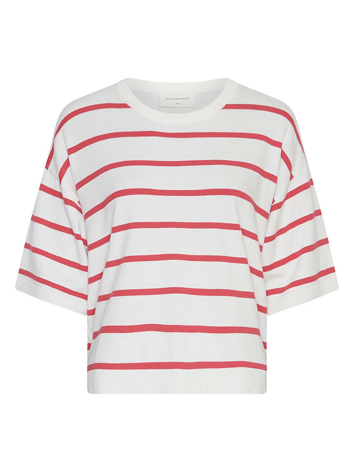 

MOSS COPENHAGEN Рубашка бело-красного цвета