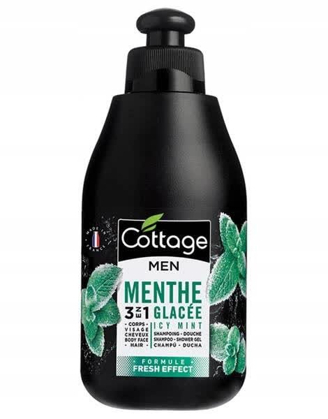 

COTTAGE Shampoing Douche Men 3в1 шампунь и гель для душа Ледяная мята 250 мл