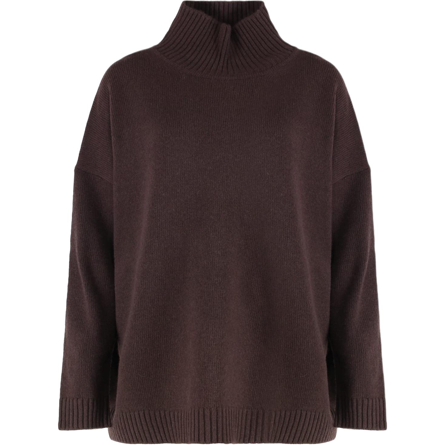 

Шерстяной свитер с высоким воротником Weekend Max Mara Borgia Weekend Maxmara, темный коричневый