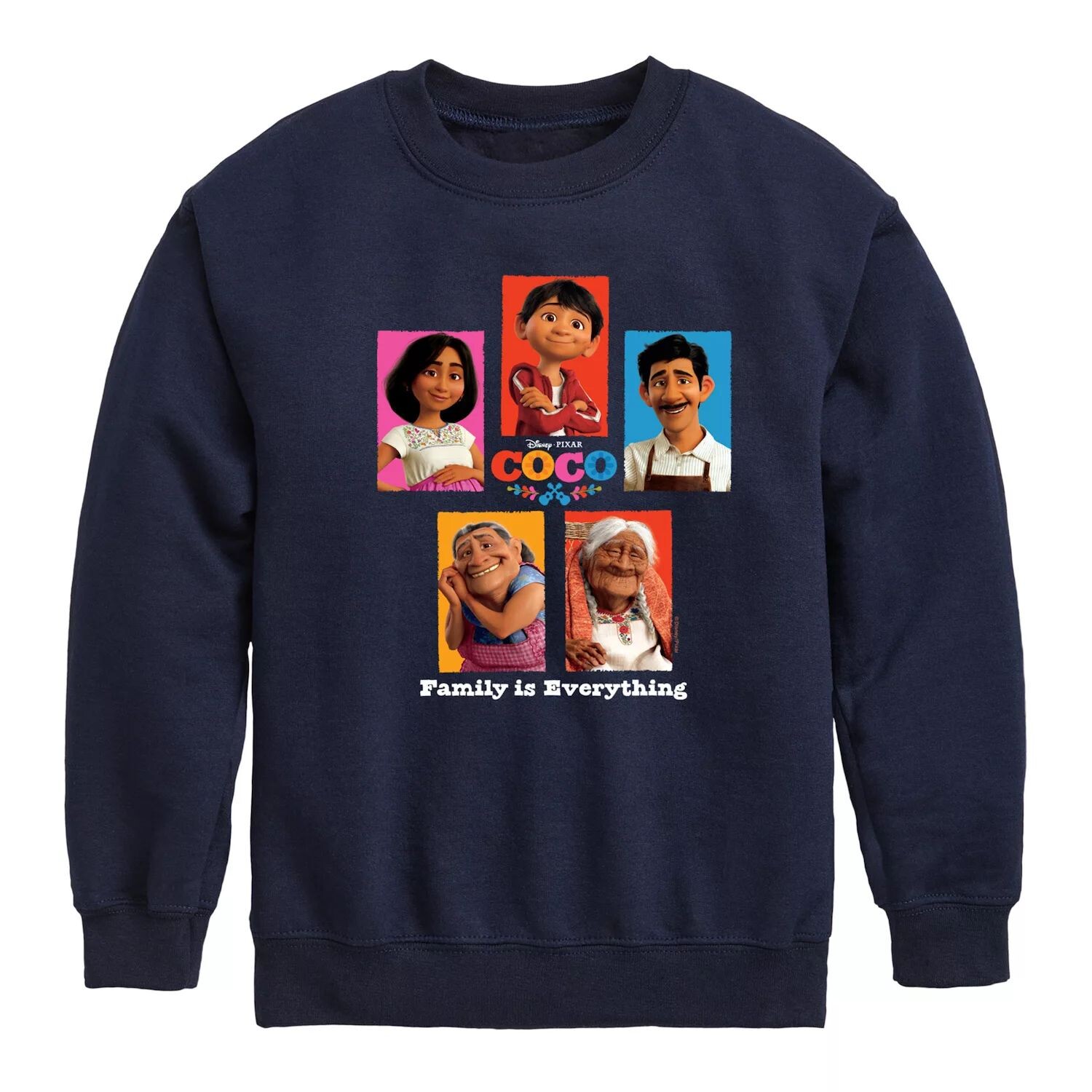 

Флисовая толстовка с графическим рисунком Disney/Pixar's Coco для мальчиков 8–20 лет Family Is Everything Licensed Character, синий