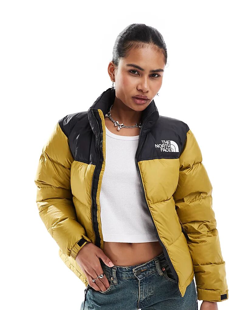 

96 Ретро-пуховик Nuptse цвета хаки The North Face