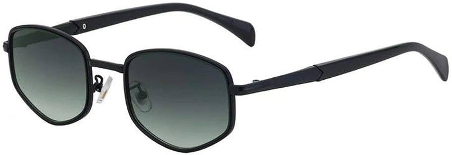 

Солнцезащитные очки LVTFCO прямоугольной формы с металлическим каркасом, маленькая оправа, мужские, роскошные, модные, многоугольные, с защитой от УФ-излучения UV400, C4graygreen