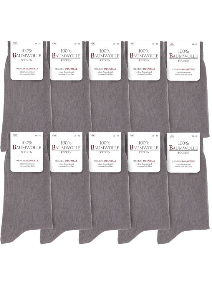 

Носки Occulto 10er Pack 100% Baumwoll Ingo, серый