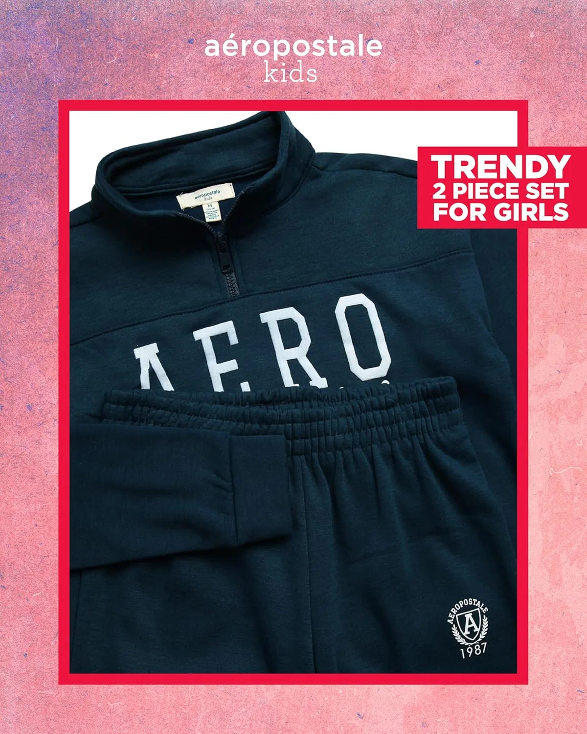 Детский спортивный костюм Aeropostale Teal Pond, 2 предмета — фото 2