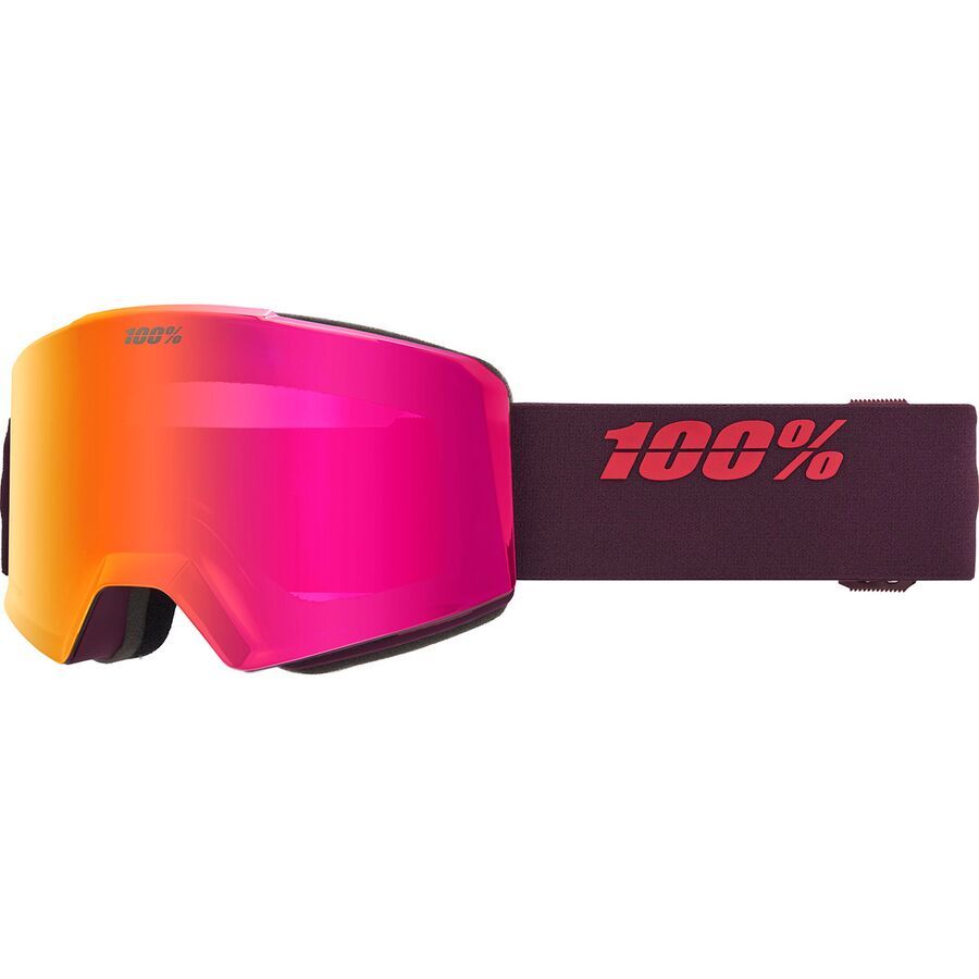 

Очки 100% Norg HiPER 100%, Deep Cherry/HiPER Dark Red/HiPER Blue Flash Mirror