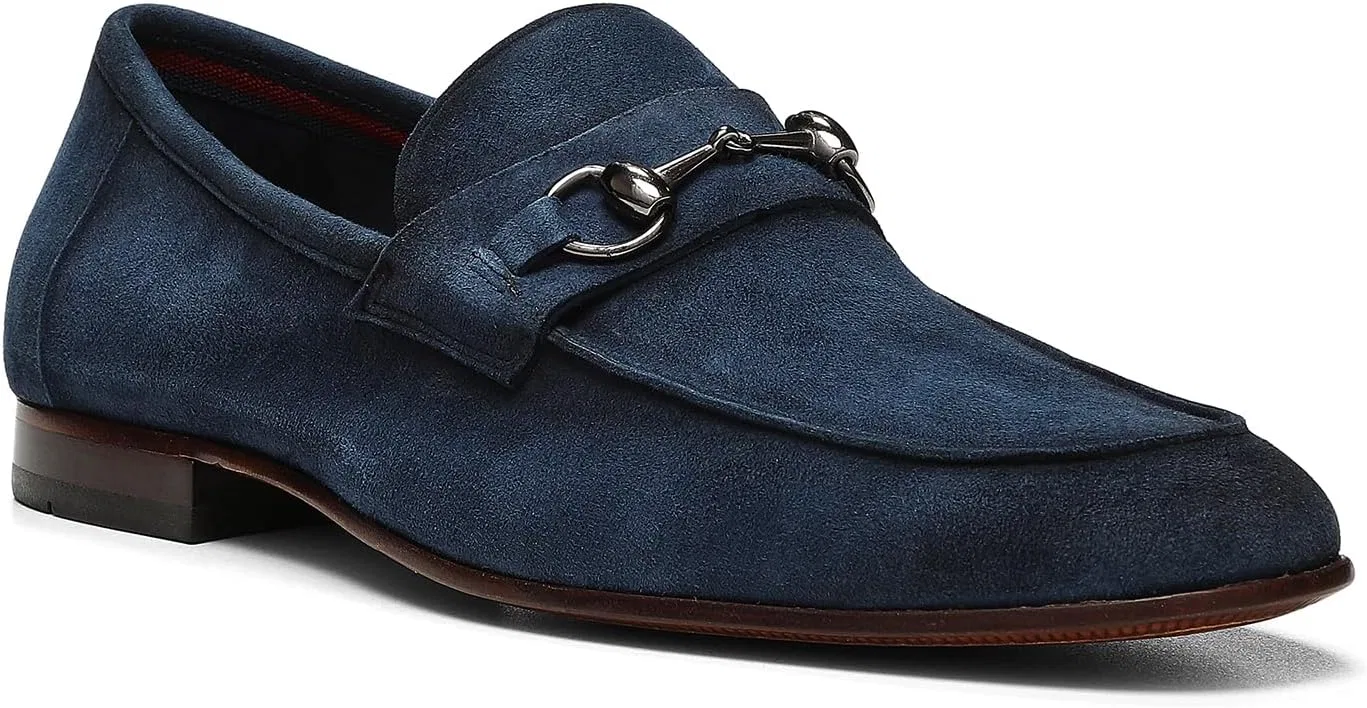 Лоферы мужские с мягкой замшей Donald Pliner, Denim - Soft Suede Donald J Pliner — фото 2