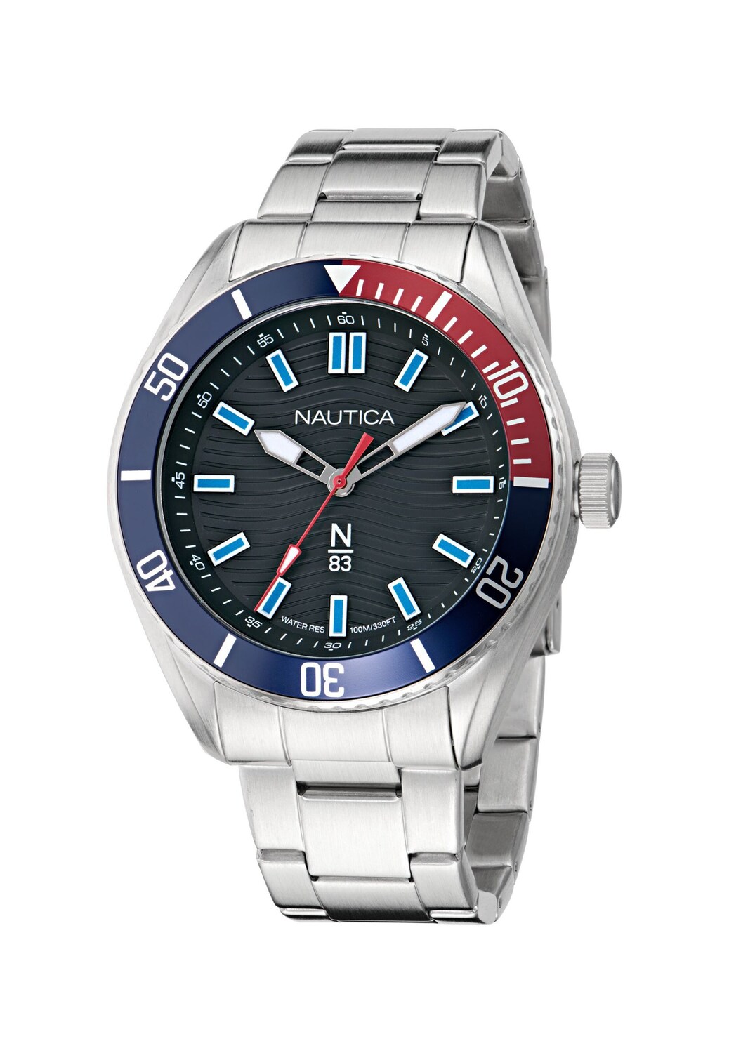 

NAUTICA Часы Analog 'FINN WORLD' в серебристом цвете